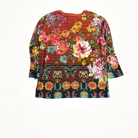 Johnny Was Rico Henley Top - Picture 2 of 5